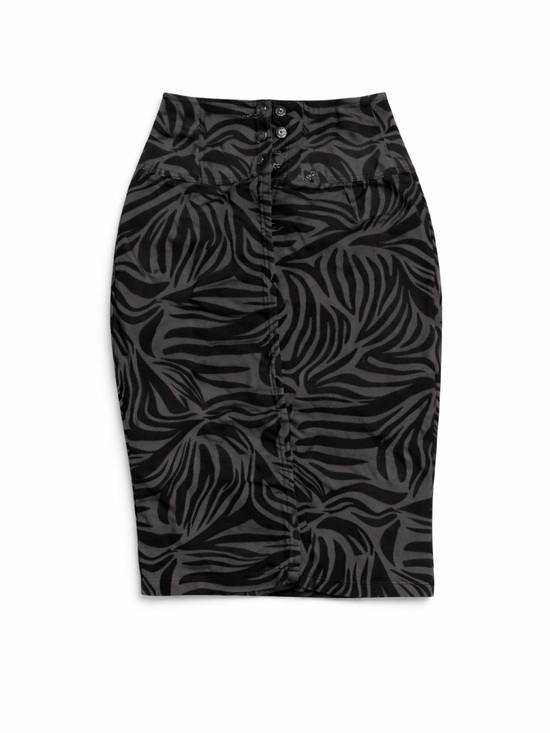 H&M Dresses & Skirts - H&M Black Zebra Pattern Pencil Skirt